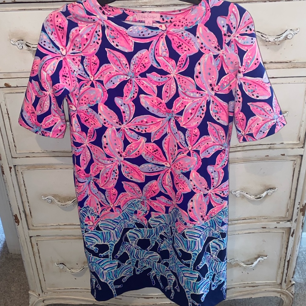 lilly pulitzer size XL kids t-shirt dress